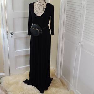 CALVIN KLEIN LONG BLACK DRESS